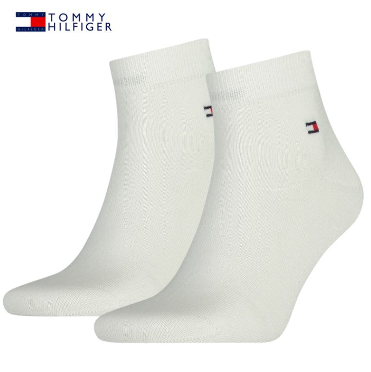 Tommy Hilfiger 2-Pack Quarter White Sock White