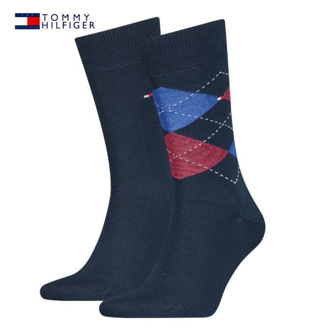 Tommy Hilfiger 2-Pack Red & Blue Sock Red