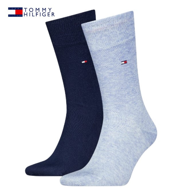Tommy Hilfiger 2-Pack Navy & Sky Socks Blue
