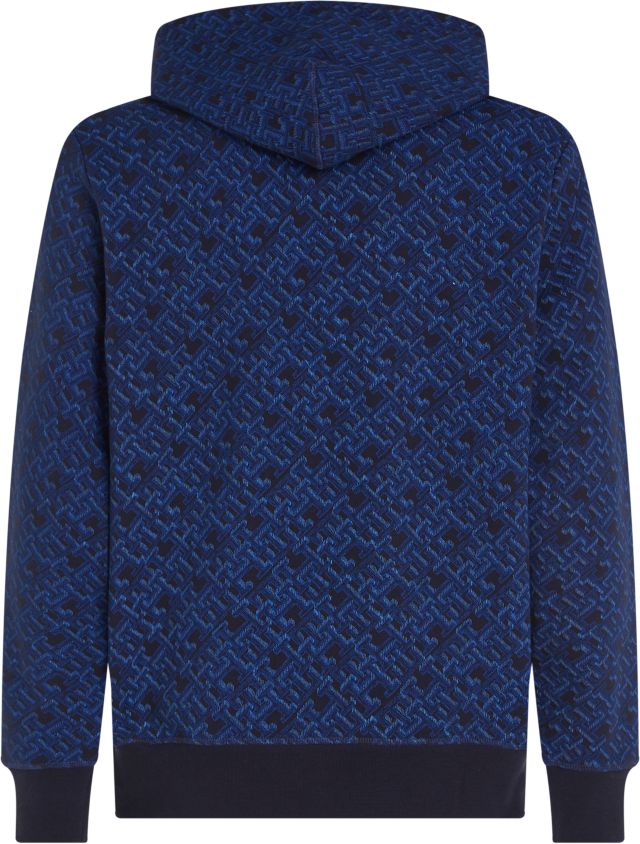 Tommy Hilfiger Aop Monogram Navy Hoodie Navy