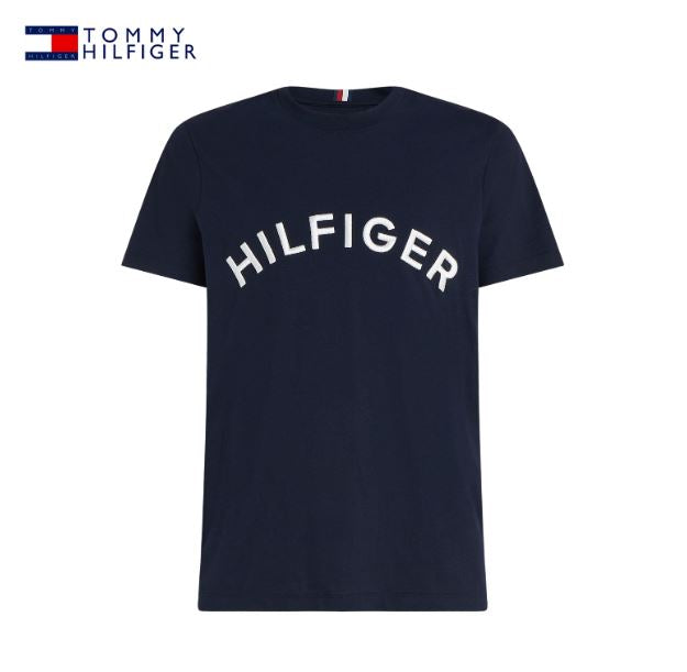 Tommy Hilfiger Arched Logo Navy Tee Navy