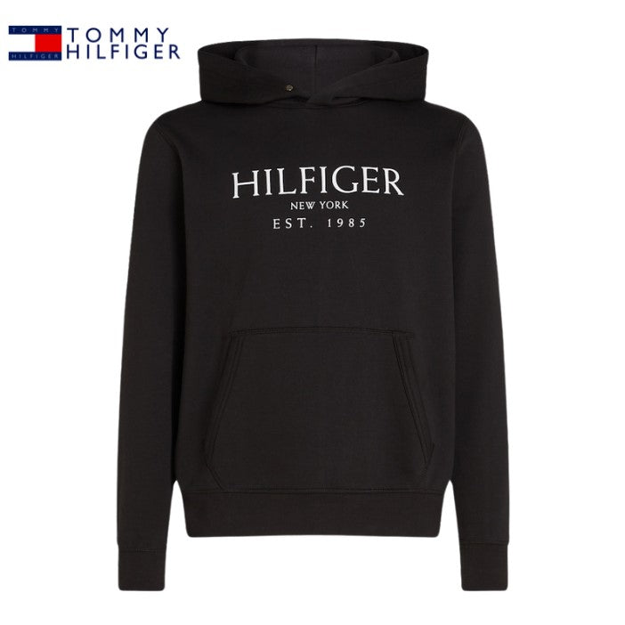 Tommy Hilfiger New York Logo Black Hoody Black