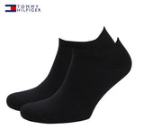 Tommy Hilfiger Black Sneaker Socks 2-Pk Black