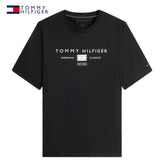 Tommy Hilfiger Brand Love Logo Black Tee Black