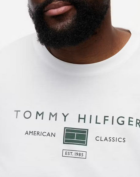 Tommy Hilfiger Brand Love Logo White Tee White