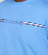 Tommy Hilfiger Stripe Chest Blue T-Shirt Blue