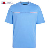 Tommy Hilfiger Stripe Chest Blue T-Shirt Blue