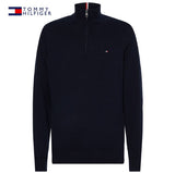 Tommy Hilfiger Cashmere 1/4 Zip Knit Navy
