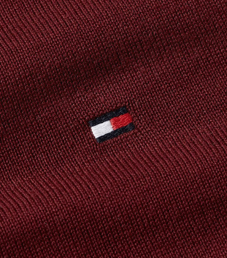 Tommy Hilfiger Cashmere Rouge V-Neck Wine