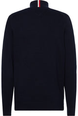 Tommy Hilfiger Cashmere 1/4 Zip Knit Navy
