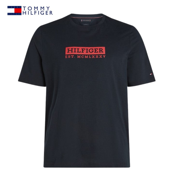 Tommy Hilfiger Colour To Colour Logo Tee Navy