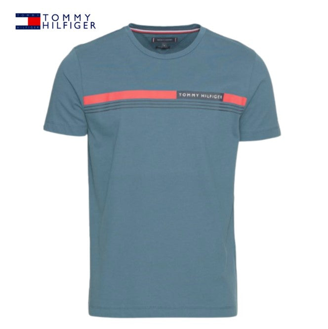 Tommy Hilfiger Corp Chest Blue Tee Shirt Blue