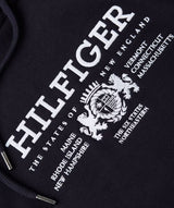 Tommy Hilfiger Crest Logo Navy Hoodie Navy
