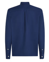 Tommy Hilfiger Dobby Preppy Blue Shirt Blue