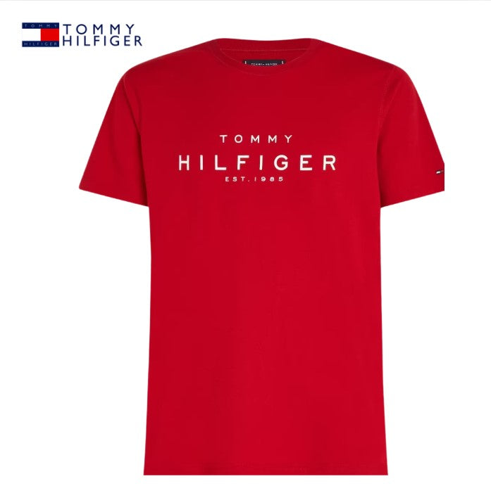 Tommy Hilfiger Essential Logo T-Shirt Red