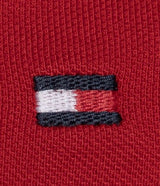 Tommy Hilfiger Flag Placket Red Polo Red