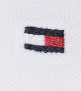 Tommy Hilfiger Flag Placket White Polo White