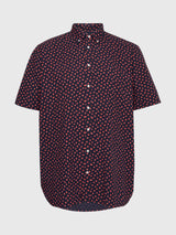 Tommy Hilfiger S/S Navy Floral Shirt Navy