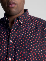 Tommy Hilfiger S/S Navy Floral Shirt Navy