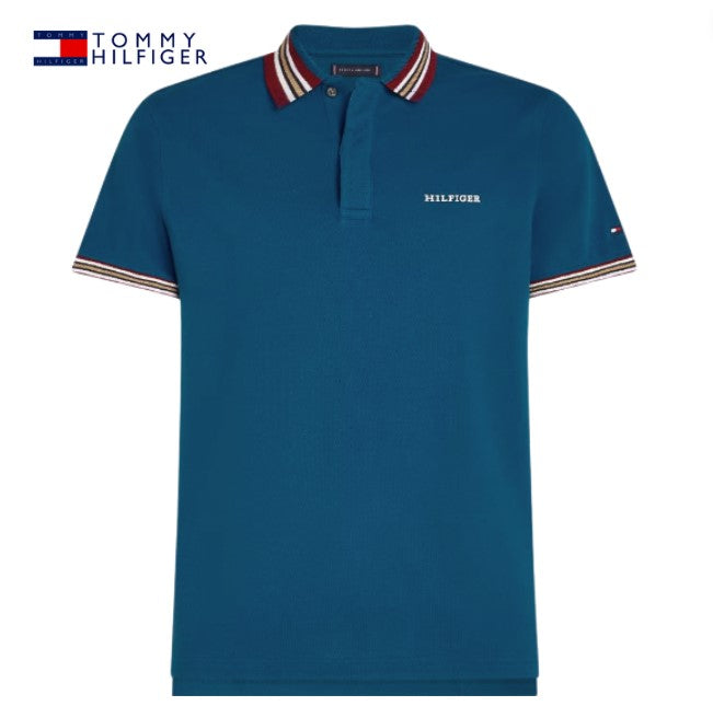Tommy Hilfiger Gifting Tipped Blue Polo Blue
