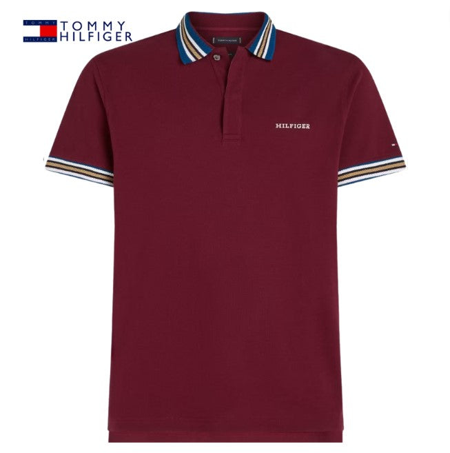 Tommy Hilfiger Gifting Tipped Wine Polo Wine