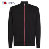 Tommy Hilfiger Global Stripe Zip Sweater Black