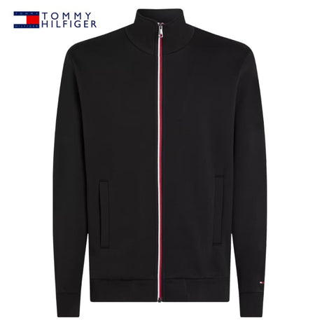 Tommy Hilfiger Global Stripe Zip Sweater Black