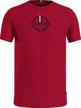 Tommy Hilfiger Global Stripe Red T-Shirt Red