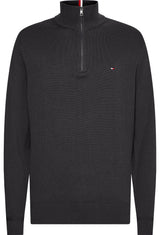 Tommy Hilfiger Grey Cashmere Zip Knit Grey