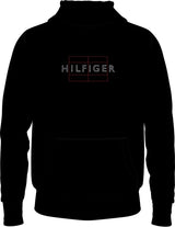 Tommy Hilfiger Linear Flag Black Hoodie Black