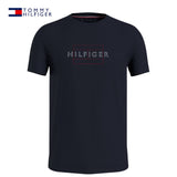 Tommy Hilfiger Linear Flag Navy Tee Navy