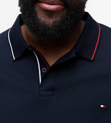 Tommy Hilfiger Liquid Tipped Collar Polo Navy