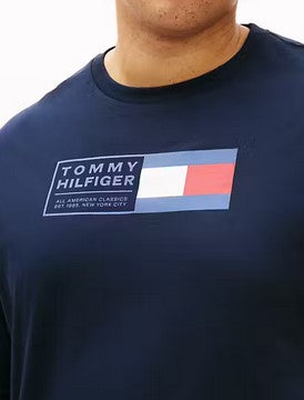 Tommy Hilfiger Love Box Logo Navy Tee Navy