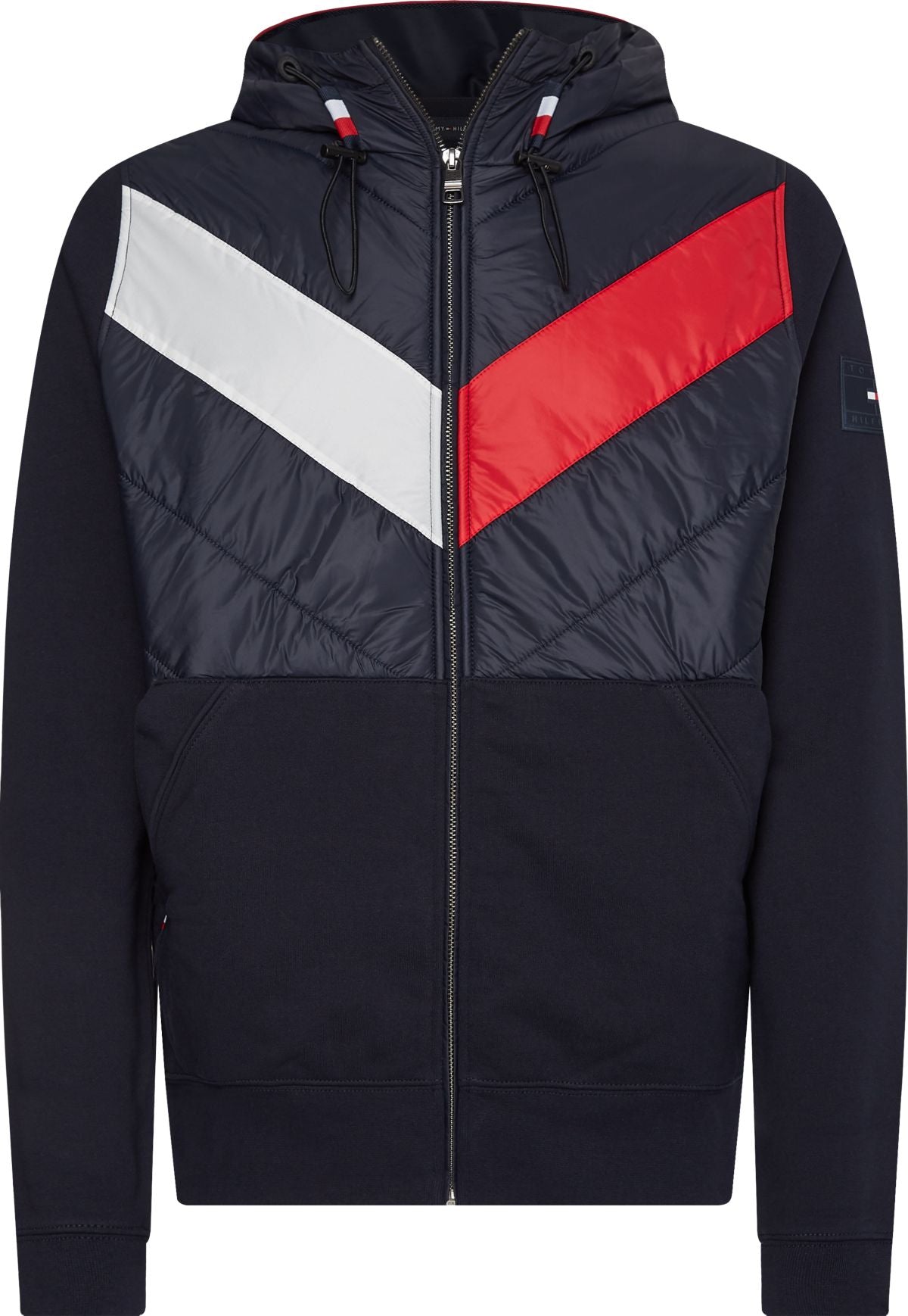 Tommy Hilfiger Mix Media Zip Navy Jacket Navy