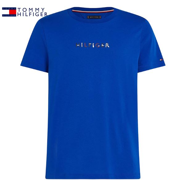 Tommy Hilfiger Monotype Ultra Blue Tee Blue