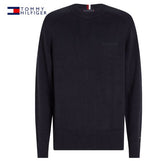 Tommy Hilfiger Monotype Navy Chunky Knit Navy