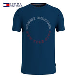 Tommy Hilfiger Mono Roundle Indigo Tee Blue