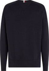 Tommy Hilfiger Monotype Navy Chunky Knit Navy