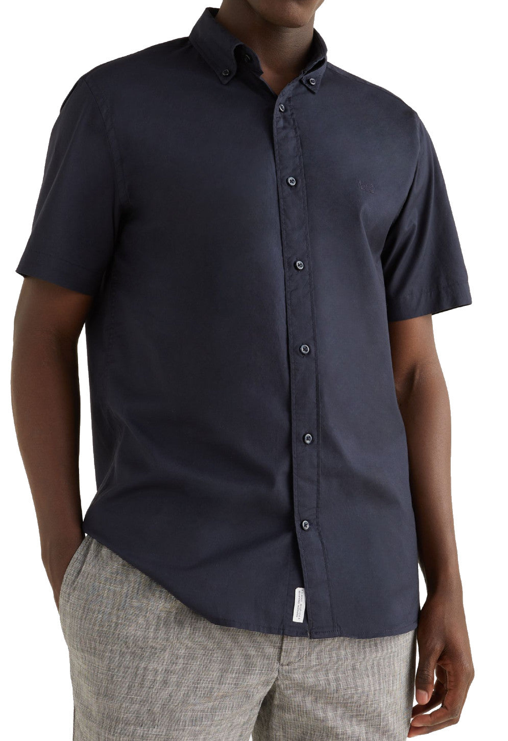 Tommy Hilfiger Poplin Navy Short Sleeve Navy