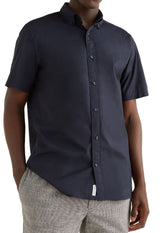 Tommy Hilfiger Poplin Navy Short Sleeve Navy