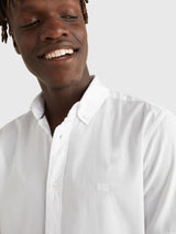 Tommy Hilfiger White Poplin Short Sleeve White