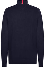 Tommy Hilfiger Navy Full Zip Cashmere Navy