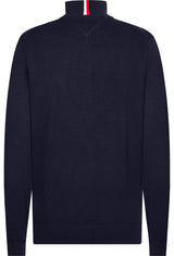 Tommy Hilfiger Navy Full Zip Cashmere Navy