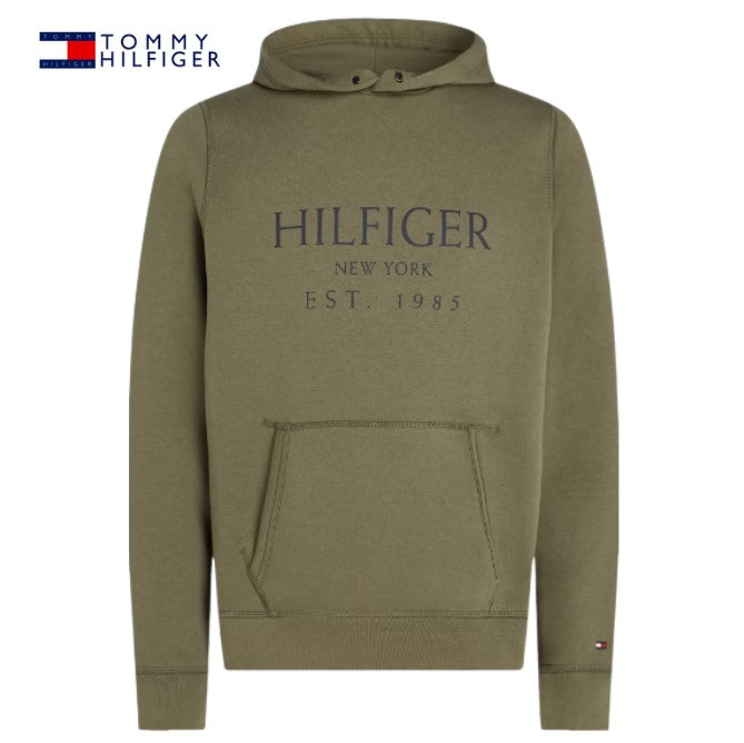Tommy Hilfiger New York Logo Hoodie Green