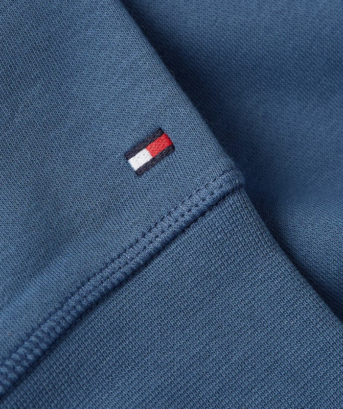 Tommy Hilfiger New York Logo Sea Hoodie Blue