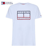 Tommy Hilfiger Outline Logo White Tee White