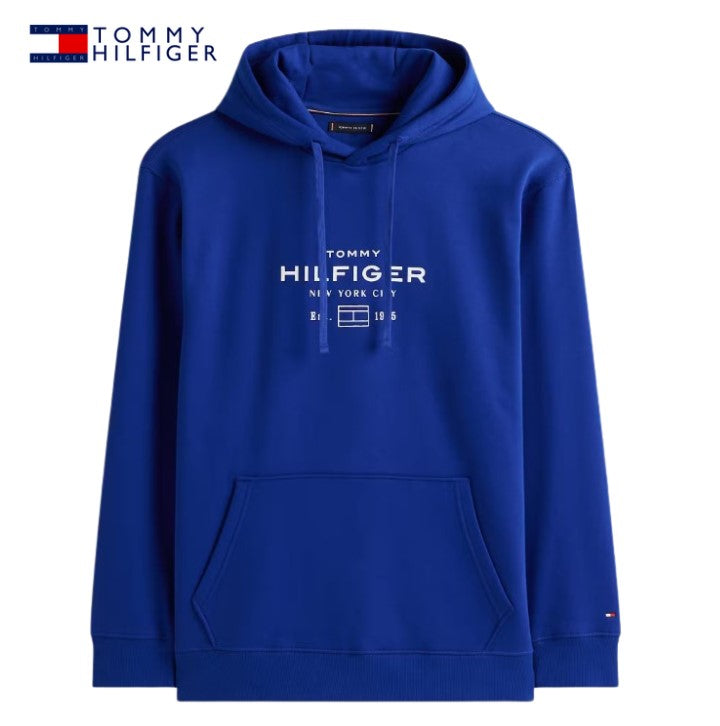 Tommy Hilfiger Oval Graphic Blue Hoodie Blue