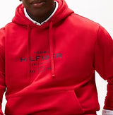 Tommy Hilfiger Oval Graphic Red Hoodie Red