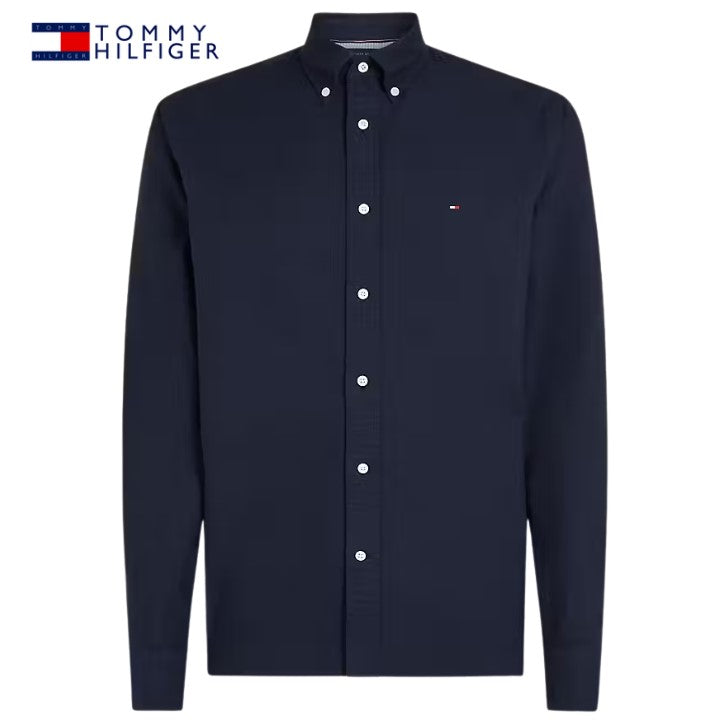Tommy Hilfiger Oxford Solid Navy Shirt Navy