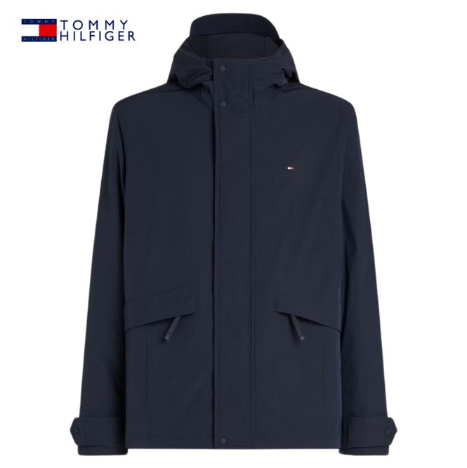 Tommy Hilfiger Packable Hooded Jacket Navy